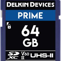 Delkin Devices 64GB Prime SDXC UHS-II (U3/V60) Memory Card