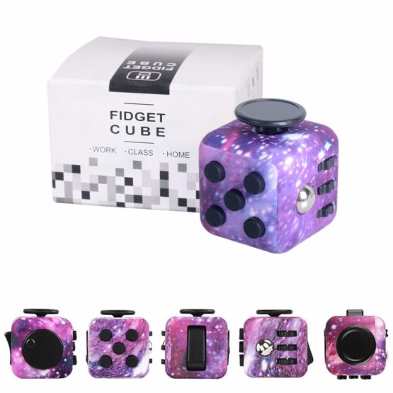 Yetech Galaxy Fidget Toy Fidget Cube Sensory Toys Stress Relieve Toys Anti-anxiety Toy for Children and Adults