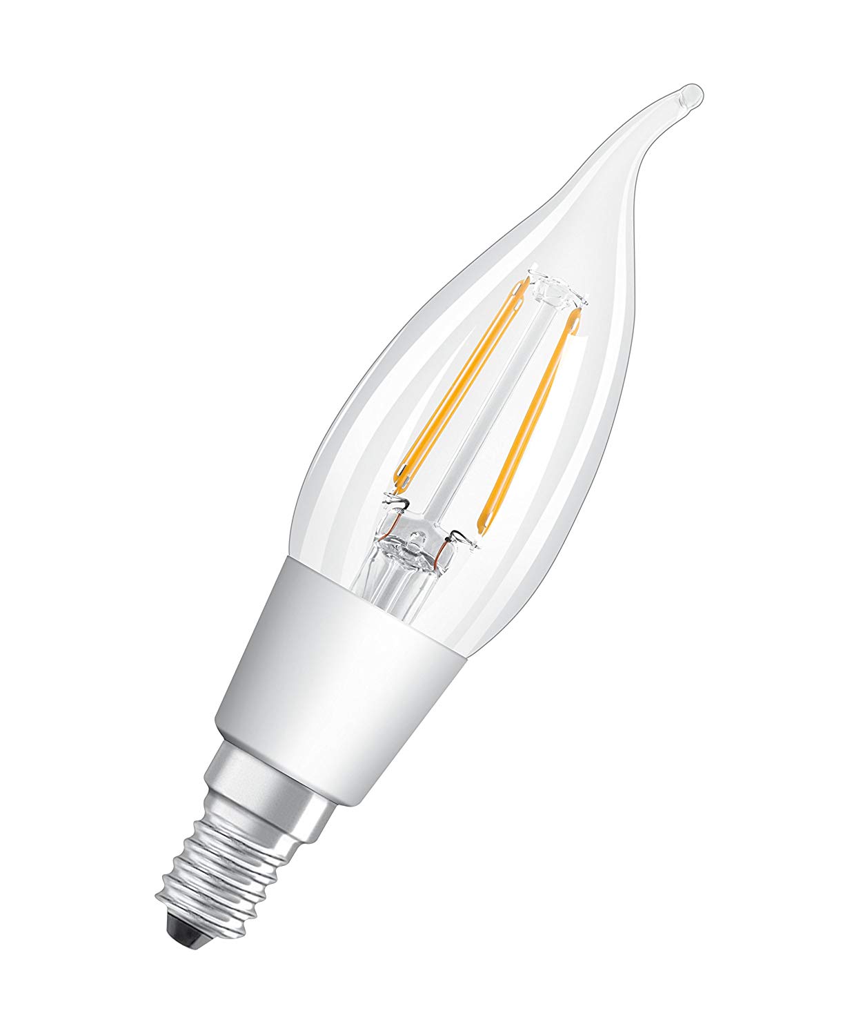 Osram Candle Shape Star+ GLOWdim Classic Ba LED Lamp, Glass, Warm White, E14, 5 W, Set of 1 - Image 2