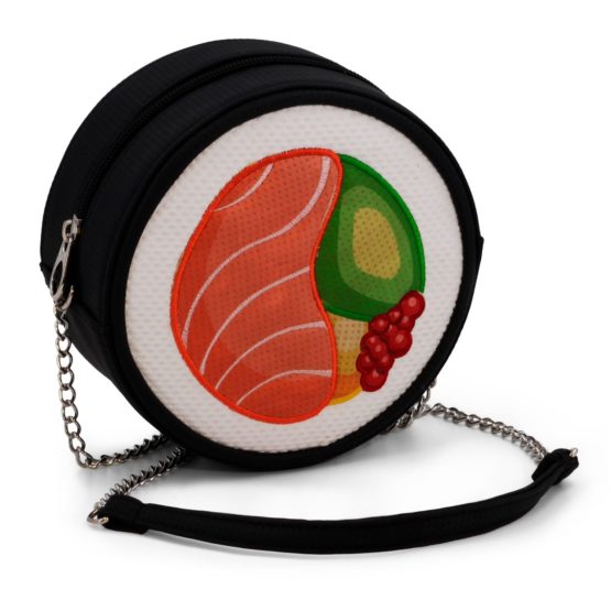 Oh My Pop! Maki-Sushi Shoulder Messenger Bag, 16 cm, Red