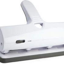 Rapesco 1324 ALU 40 Heavy Duty, 4-Hole Punch, 40 Sheet Capacity, White