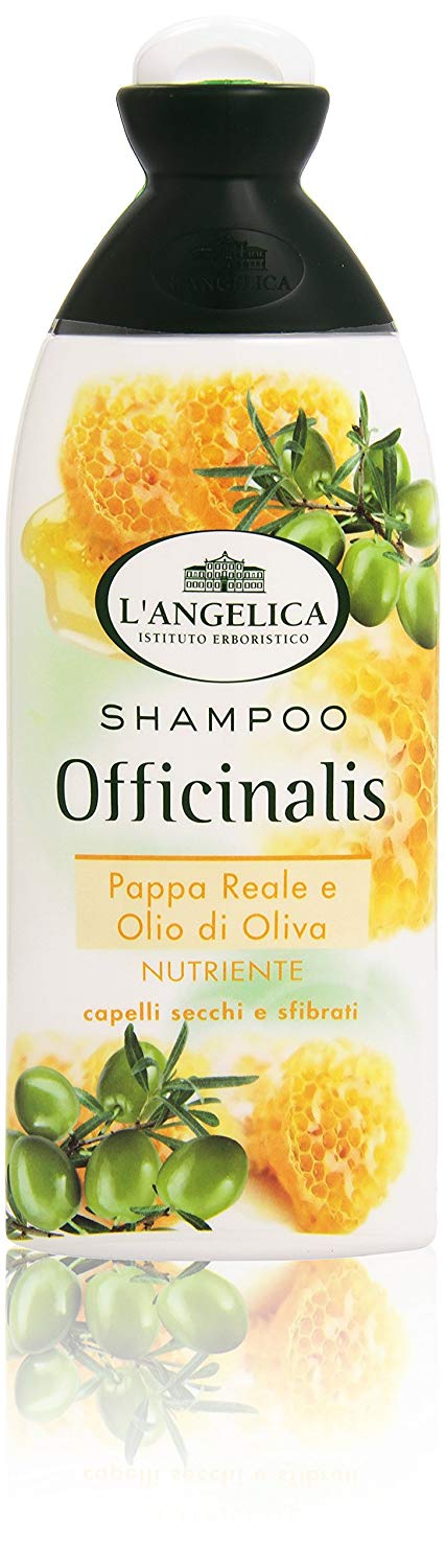 L'Angelica - Shampoo, Nourishing, Royal Jelly and Olive Oil - 250 ml, 250 ml (Pack of 1)