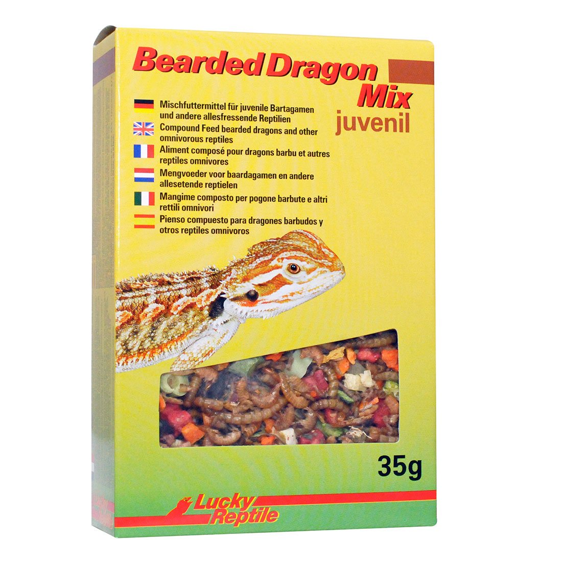 Lucky Reptile HD-02 Bearded Dragon Mix Juv 35 g, 35 g (Pack of 1)