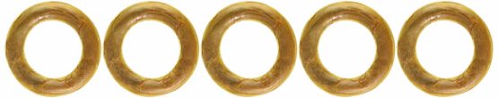 Good Boy - Small/Medium Rawhide Rings - Dog Chews - Made From 100 Percent Natural Hide - Pack of 5 - Natural Dog Treats - Image 3