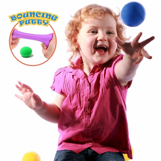 THE TWIDDLERS - 24 Tubs of Bouncing Slime / Putty - Assorted Colours - Image 3