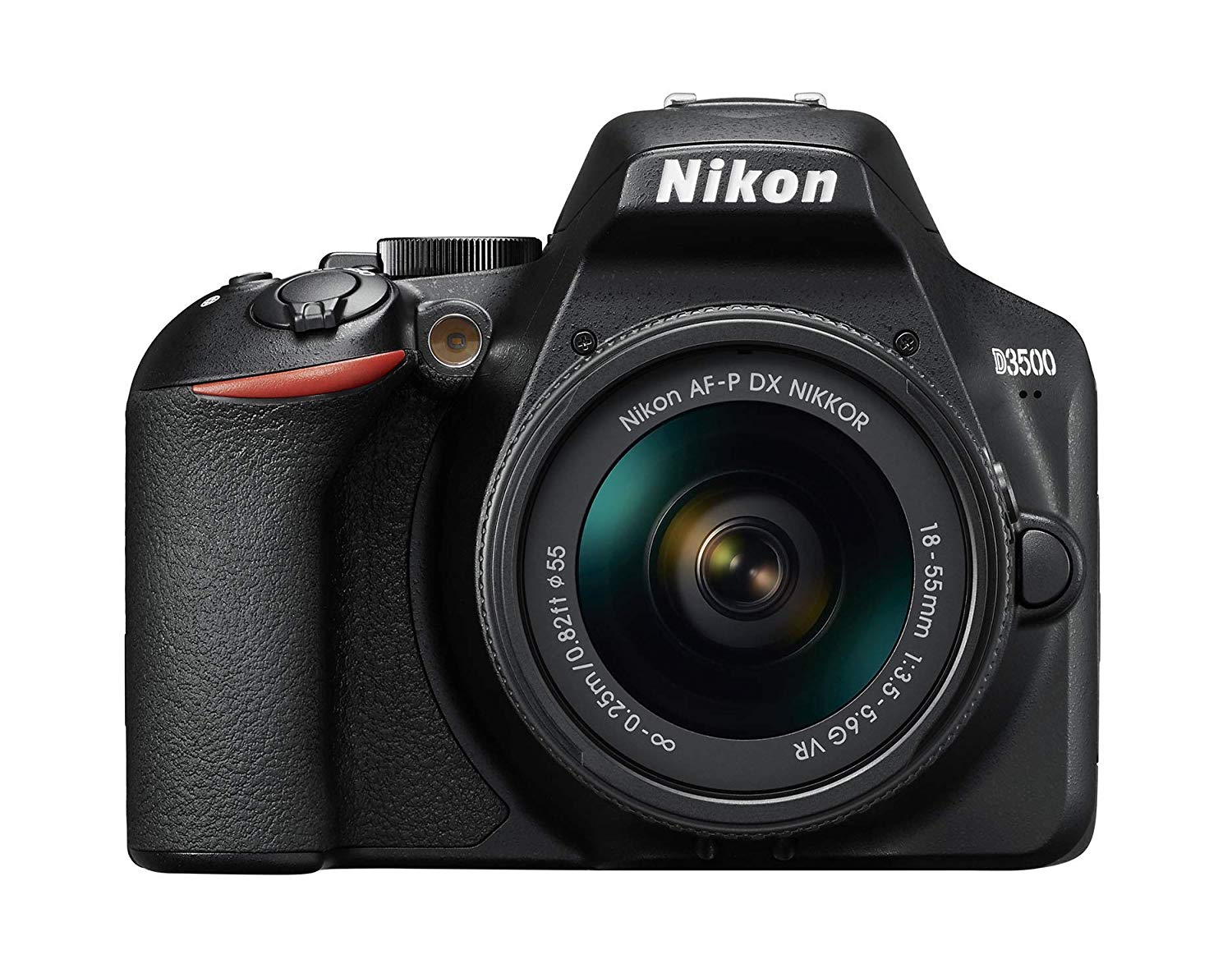 Nikon VBA550K001 D3500 + AF-P DX 18-55 VR Kit - Black