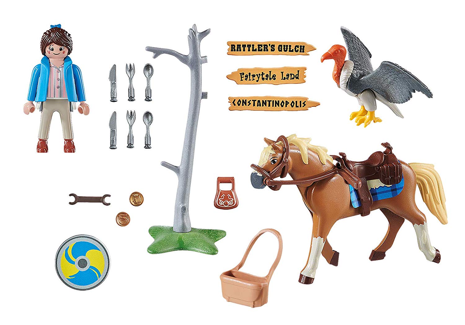 Playmobil 70072 THE Movie Marla with Horse, For Children Ages 5+, Fun Imaginative Role-Play, PlaySets Suitable for Children Ages 4+ - Image 4