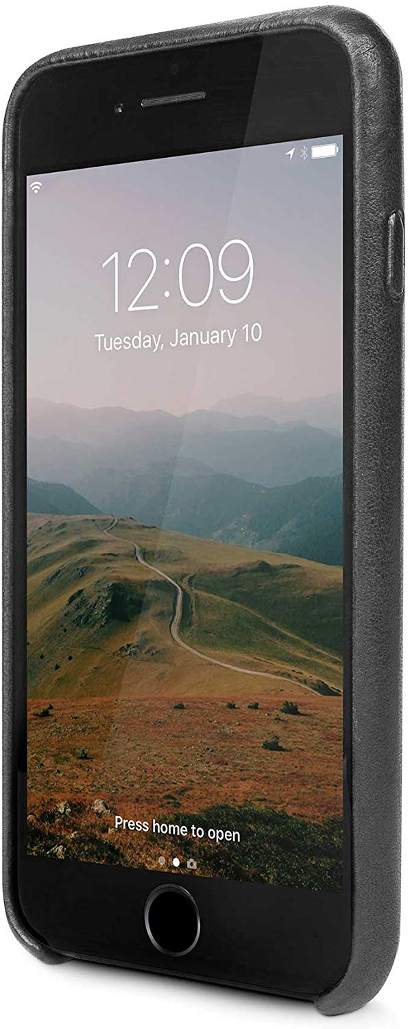 Twelve South Relaxed Leather Case for iPhone 8/ 7/ 6, Black, iPhone 7/8 - Image 2