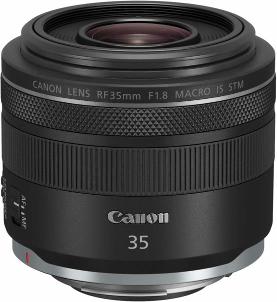 Canon RF 35mm f/1.8 Macro IS STM Lens - Wide angle lens for Canon R system cameras, ideal for portrait and street photography