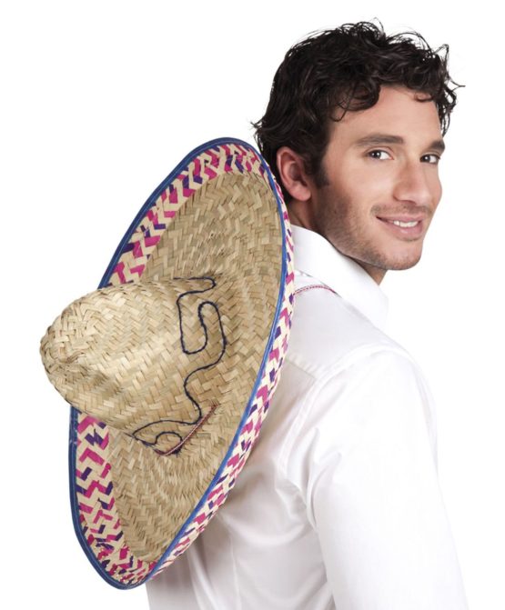 Boland 95424 Sombrero Salvatore, One Size, Diameter 52 cm, Mexican, Gaucho, Carnival, Theme Party, Theme Party