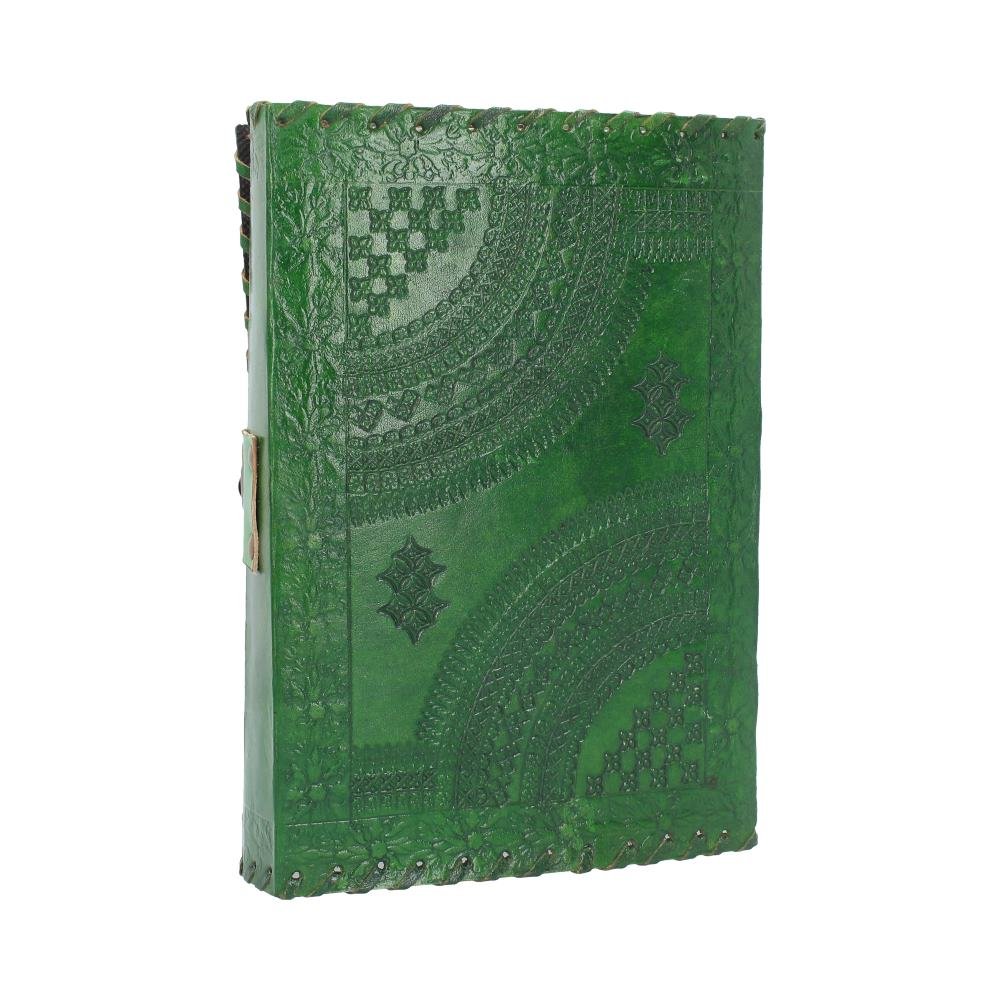 Nemesis Now Greenman Leather Journal With Lock 28cm Green, 25 x 18cm - Image 4