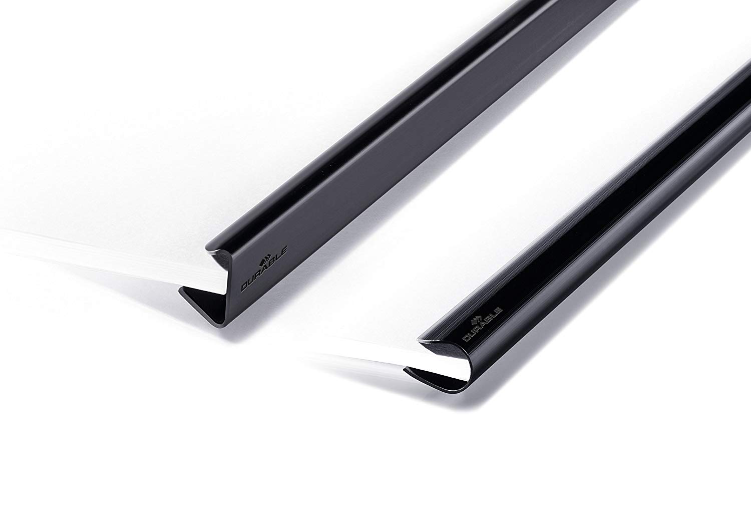 Durable A4 Spine Bar 6mm Transparent - Pack of 100 - Quick and Easy Binding for Unpunched Documents - Holds Up to 60 A4 Sheets - Image 4
