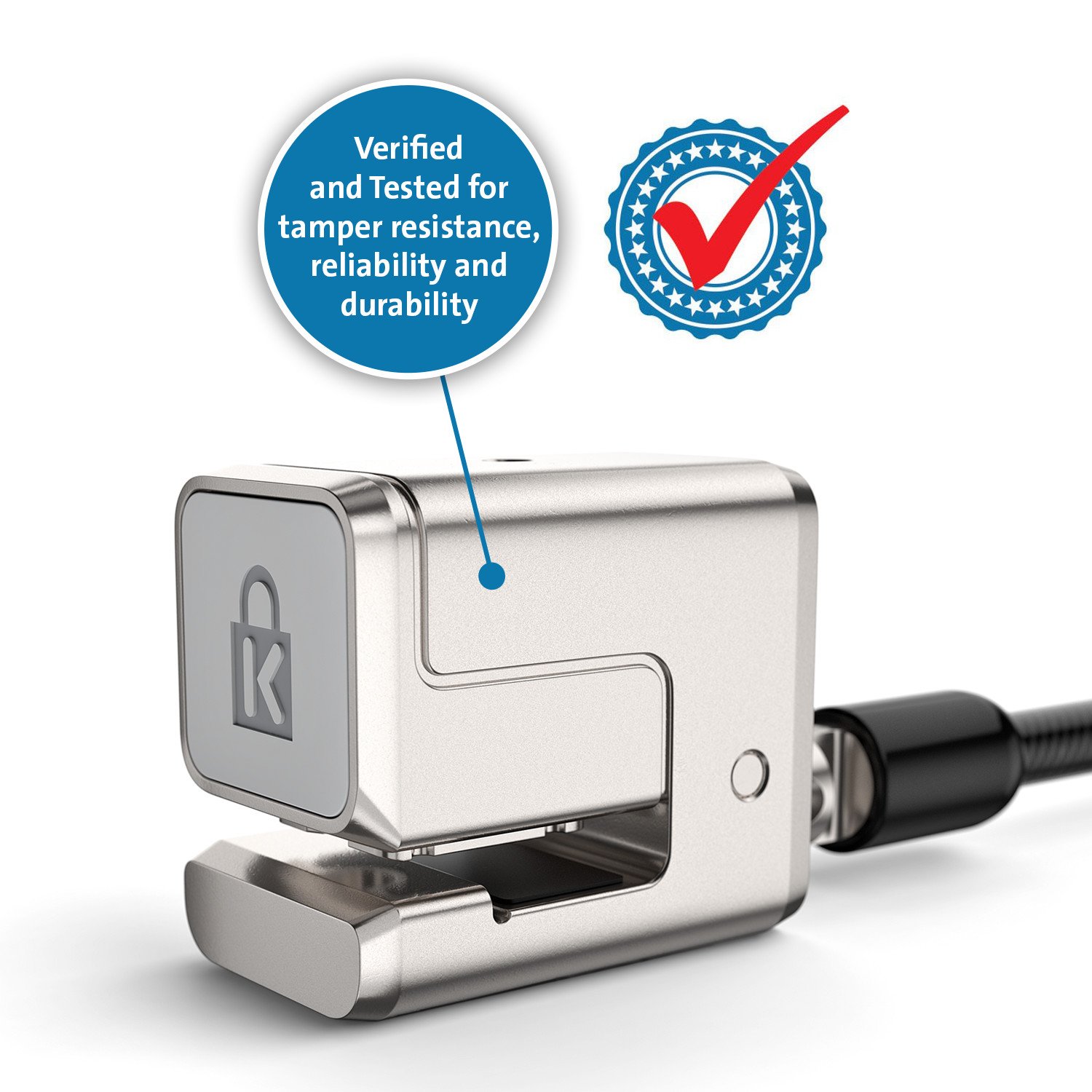 Kensington Laptop Lock, Keyed Cable Lock for Surface Pro with Non-Invasive Locking Technology - Image 3