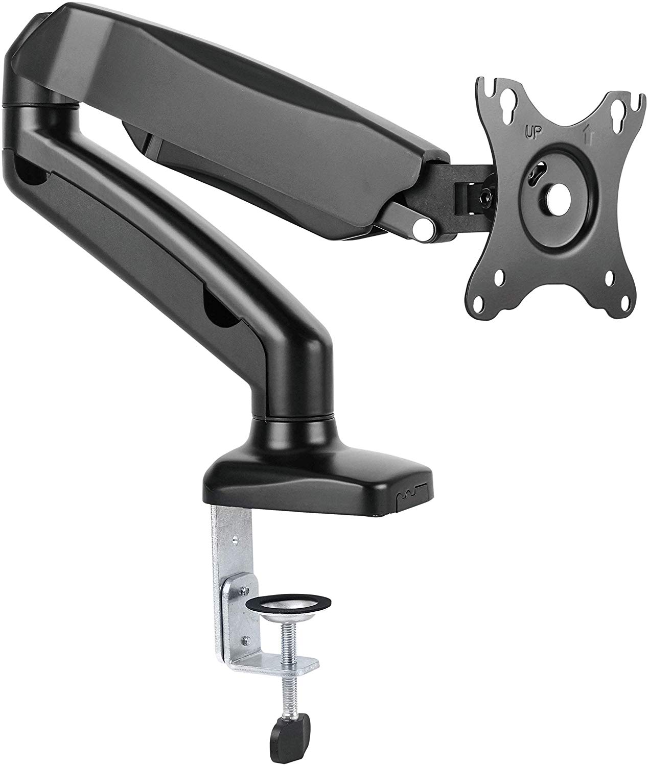ICY BOX IB-MS303-T Monitor Desk Mount for Monitors up to 28 Inches (71 cm) Max. 6.5 kg, VESA 75 x 75 and 100 x 100