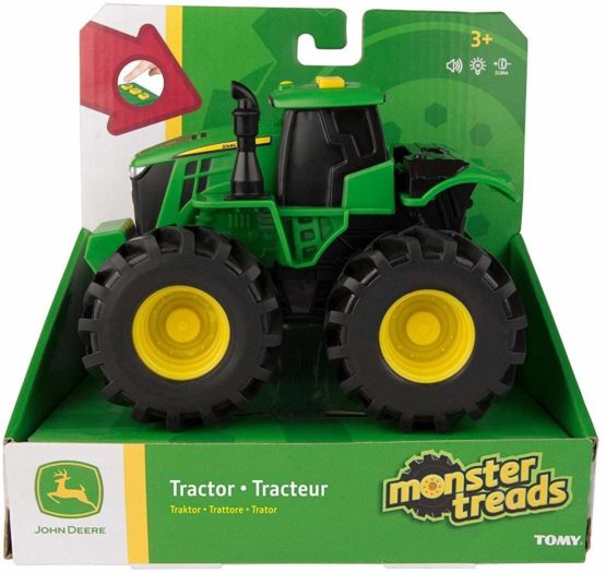 John Deere Kids 6 Inch Lights and Sounds Tractor, Multicoloured, 46656