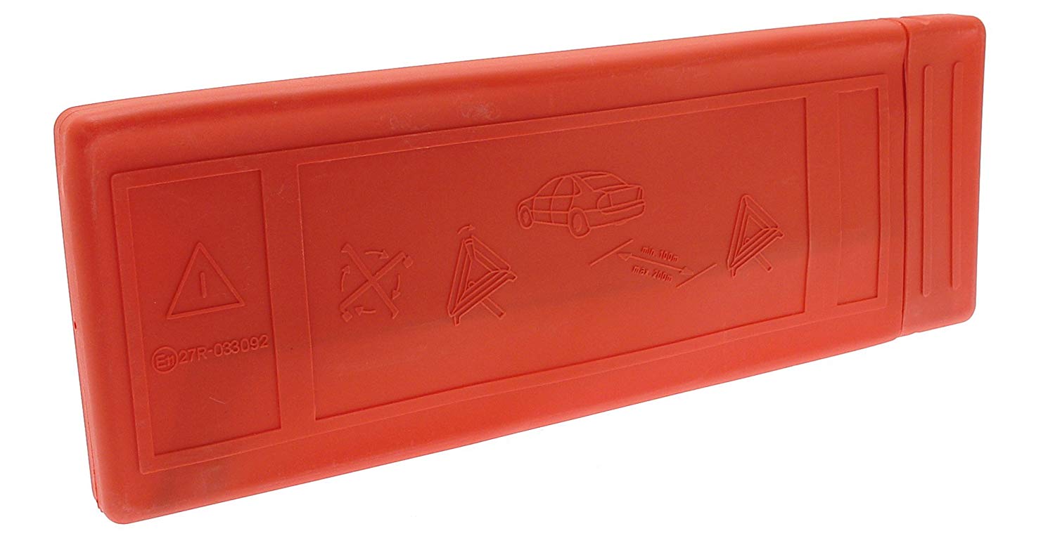 Maypole Warning Triangle Breakdown Road Emergency EU Standard for Cars Caravans, Motorhomes, Red - Image 2