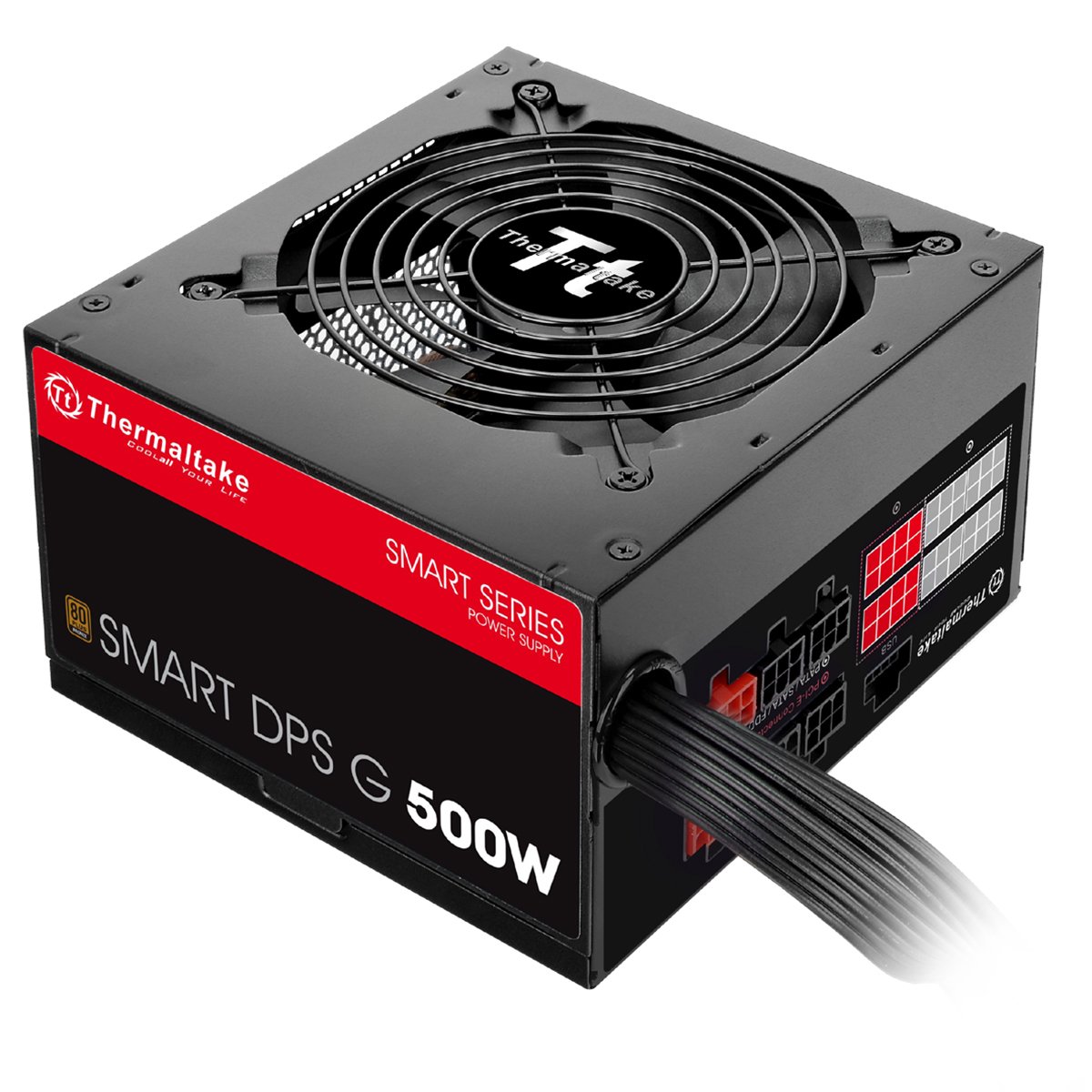 Thermaltake Smart DPS G Digital 500 W 80 Plus Bronze Semi Modular Power Supply Unit - Black, 500W