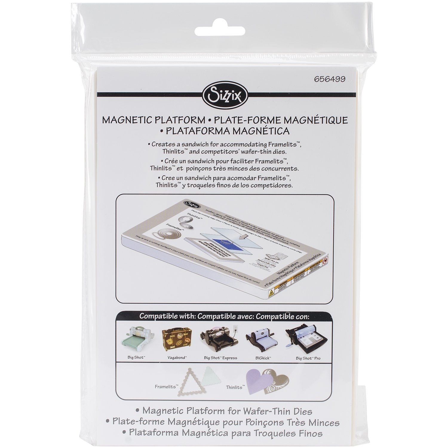 Sizzix Accessory Standard Magnetic Platform for Wafer-Thin Dies - Secure Die Holding, Precise Cutting, Easy Compatibility - Image 2