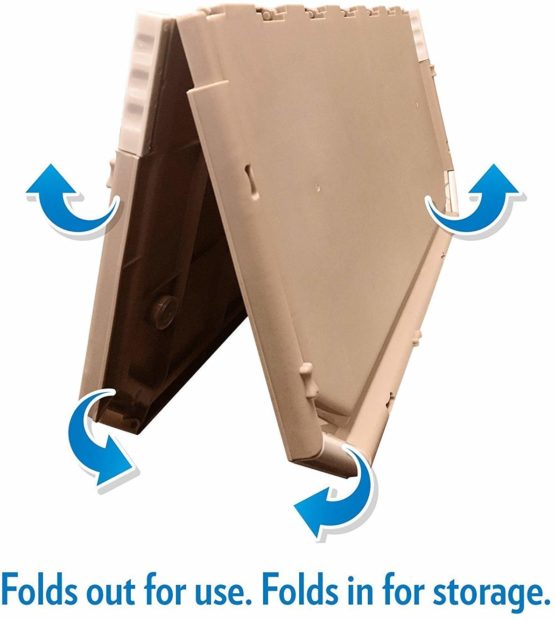 Simple Solution Dog Pad Holder | Portable Tray for Pet Training and Puppy Pads | Protection Against Pad Leakage, Bunching, and Shredding | Fits Pads 21 x 21 Inches or Larger - Image 2