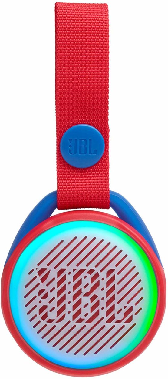 JBL JR POP – Portable Wireless Speaker with Light Feature for Kids – Fun speaker for little music fans – Red