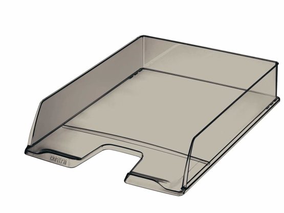 Centra A4 Letter Tray - Smoked Transparent