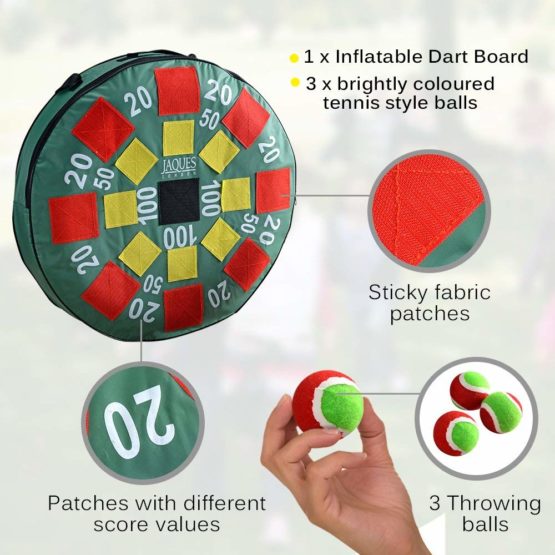 Jaques of London Target Throw Game | Garden Toys | Outdoor Toys | Garden Games | Outdoor Games | Kids Garden Toys | Outdoor Games For Kids | Since 1795 - Image 4