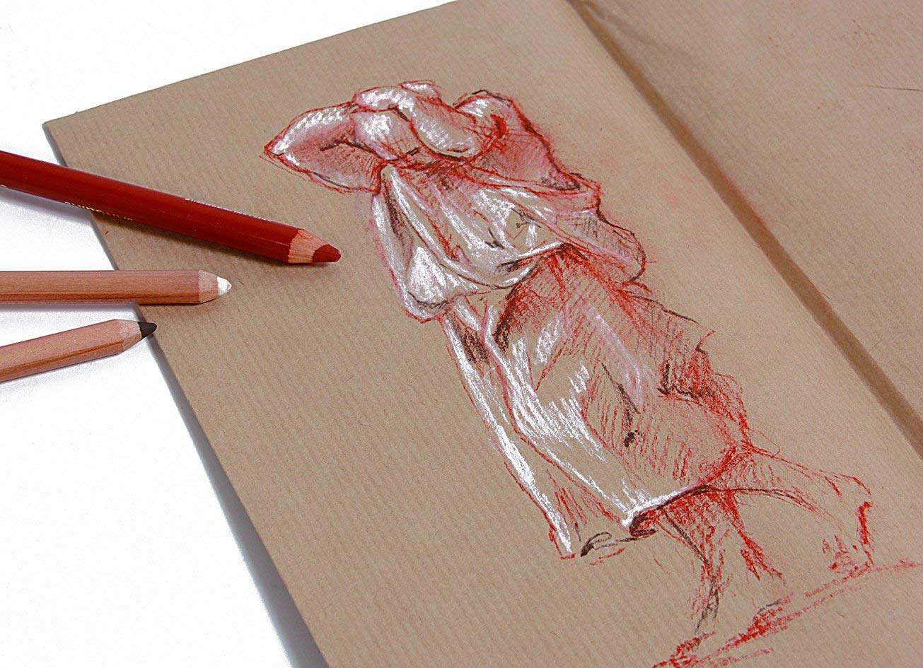 Clairefontaine, Ref 975815C, Kraft Paper Pad (50 Sheets), A4 (297 x 210mm) Size, 120gsm Paper, Acid Free, pH Neutral - Image 3