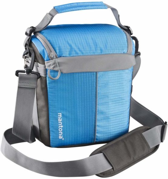 Mantona Elements outdoor backpack (with removable camera bag for DSLR cameras incl. rain cover/laptop compartment/tripod holder) blue - Image 2