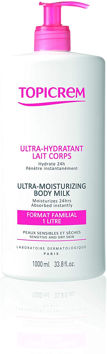 TOPICREM Ultra Moisturizing Body Milk 1000 ml, multi-colord, 1 l (Pack of 1)