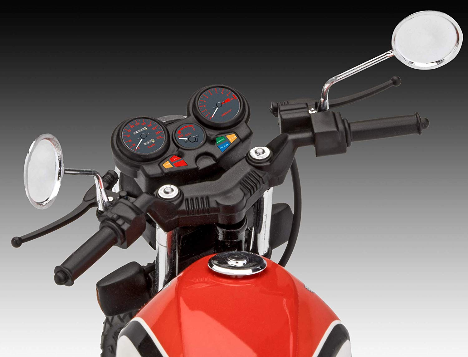 Revell GmbH 07939 Honda CBX 400 F Plastic Model Kit, White, 1:12, 1:12 Scale - Image 4