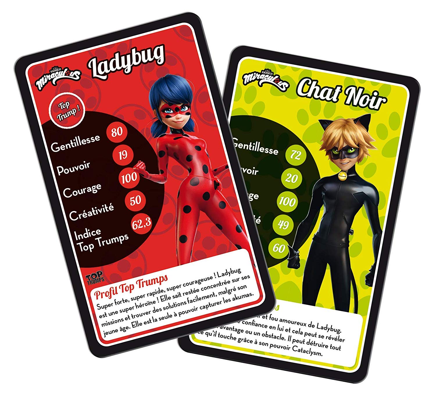 Winning Moves, Top Trumps Miraculous, Card Games, Board Game, Battle Game, Travel Game, From 2 to 6 Players, Ages 6+ - Image 2