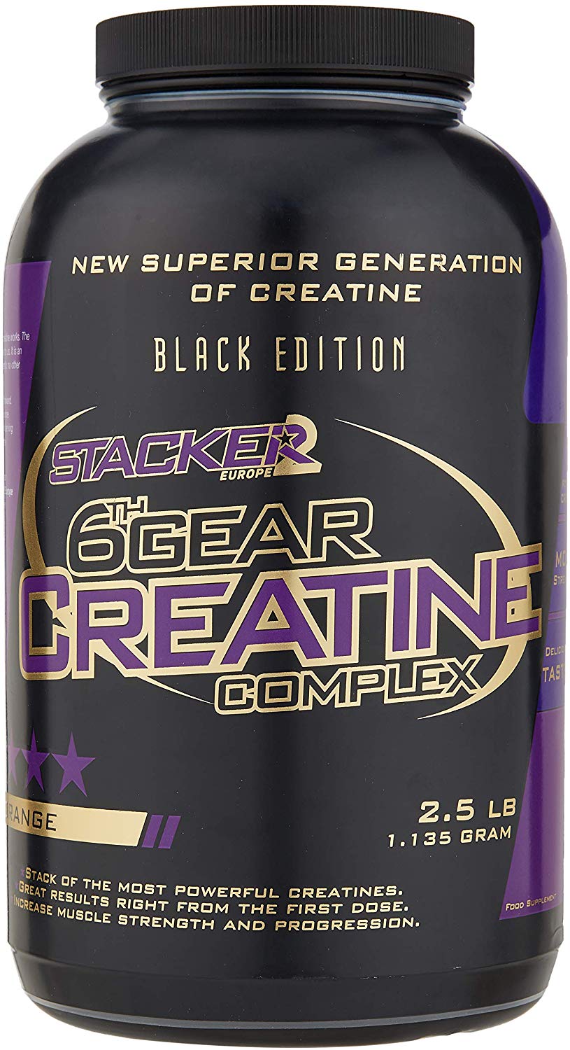 Stacker2 6th Gear Creatine Orange, 1135 g, Black, 1135g