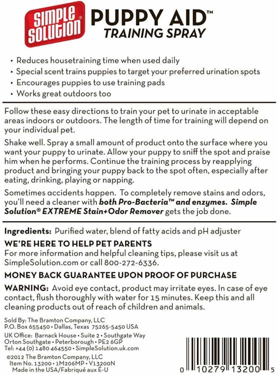 Simple Solution Puppy Training Aid Spray, 500 ml - Image 3