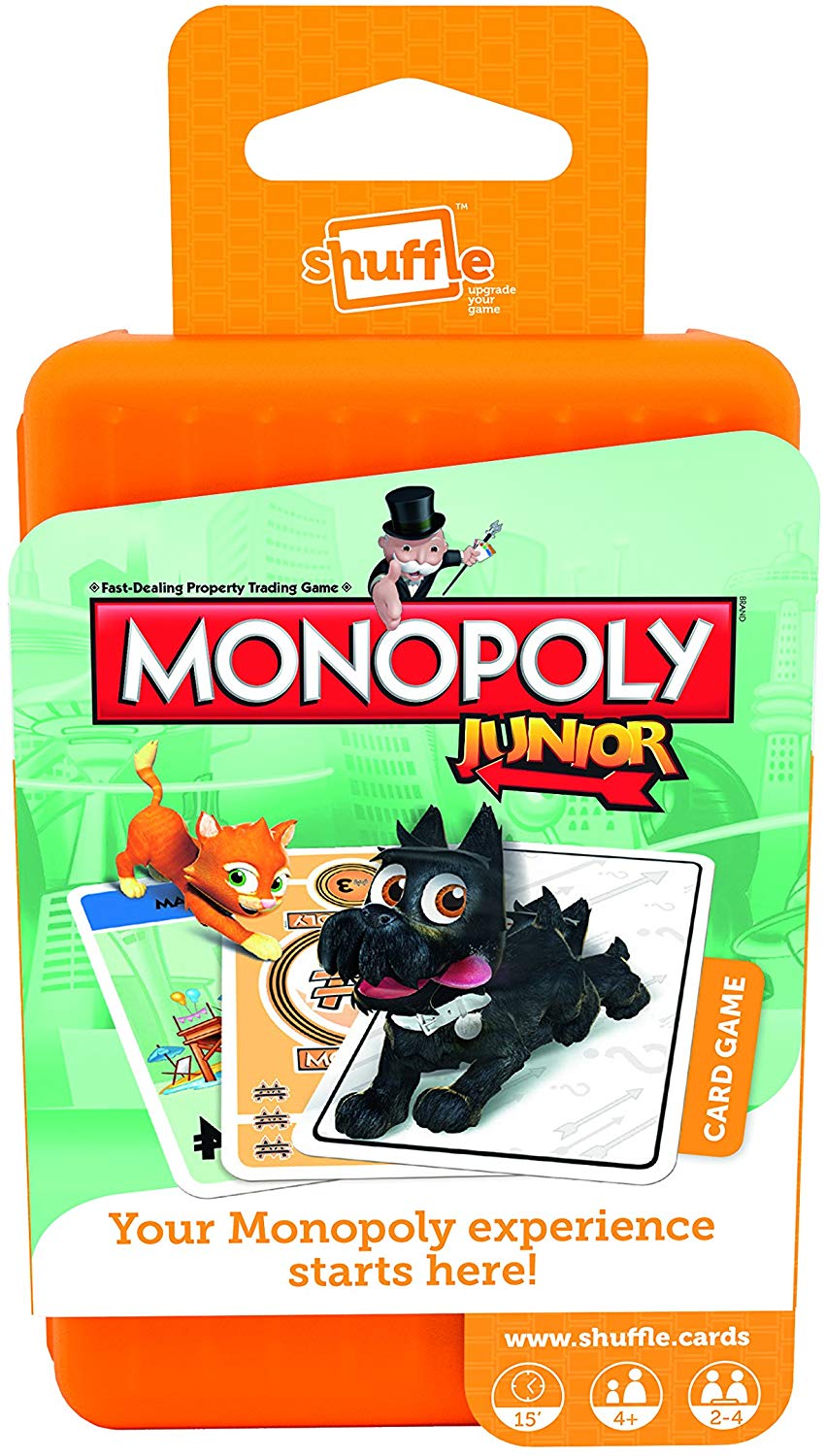 Shuffle Monopoly Junior Children’s Card Game BigaMart
