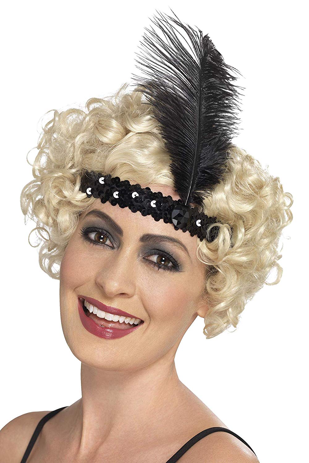 Flapper Headband, Black