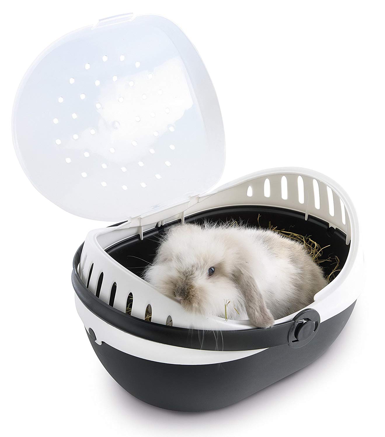 Nobby Transportbox for Rodents Elmo Large, anthrazit, 36 cm L x 22 cm W x 28 cm H