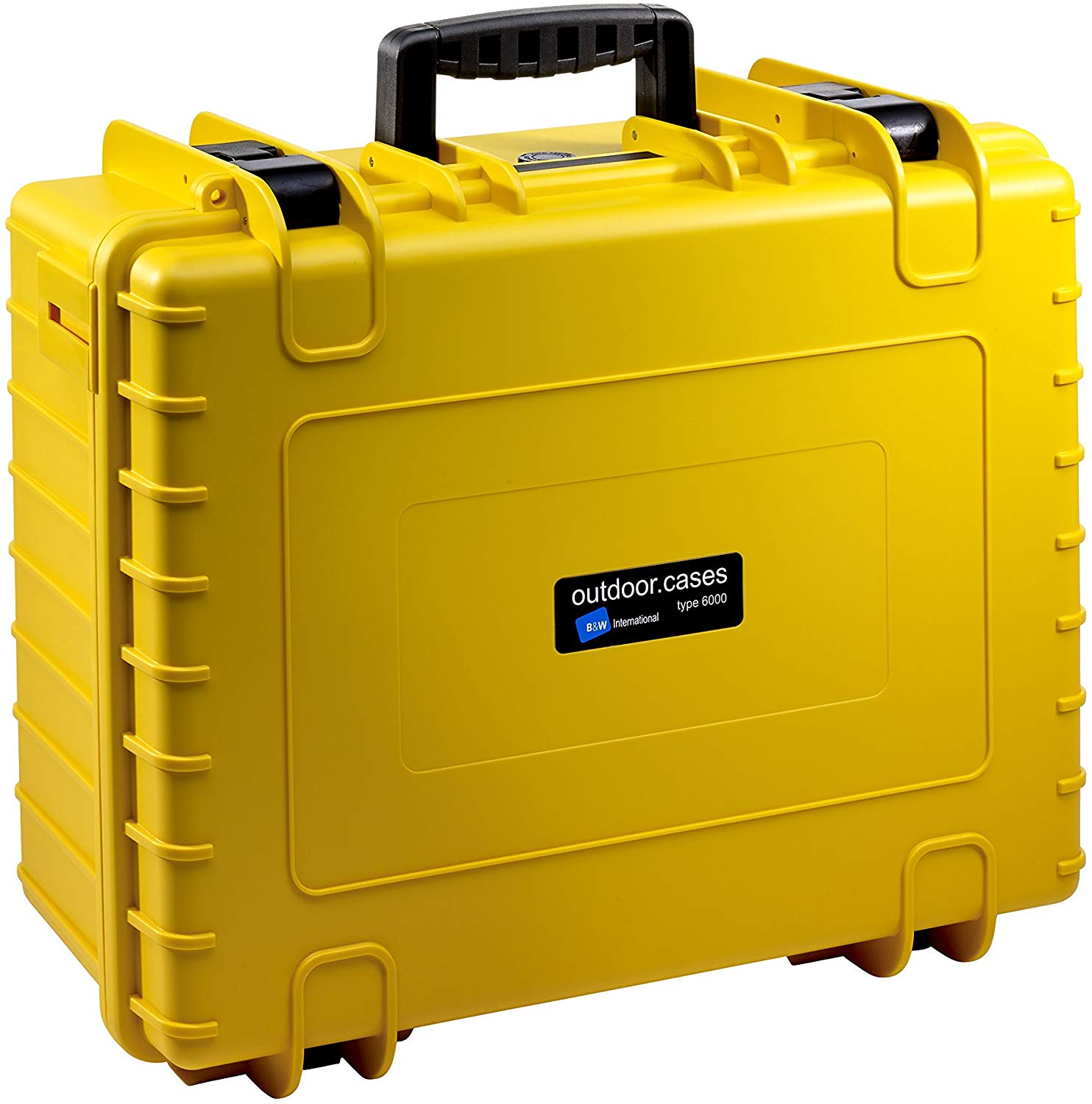 B&W Outdoor Transport Case, Type 6000 with Cubed Foam, Yellow, Waterproof according to IP67 Certification, Dustproof - Image 4