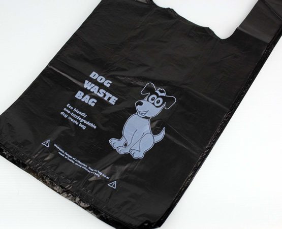 500 x Dog Poo Bags (Dog Waste Bags) - Black with Tie Handle - Image 4