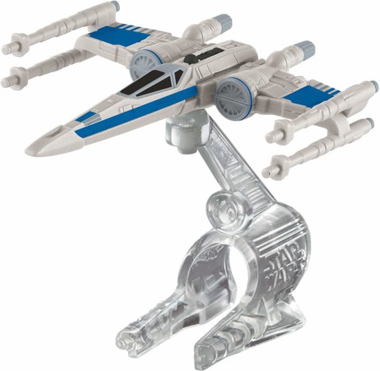 Hot Wheels, Star Wars: The Force Awakens, Resistance X-Wing Fighter (Closed Wings, Blue) Die-Cast Vehicle by Hot Wheels - Image 2
