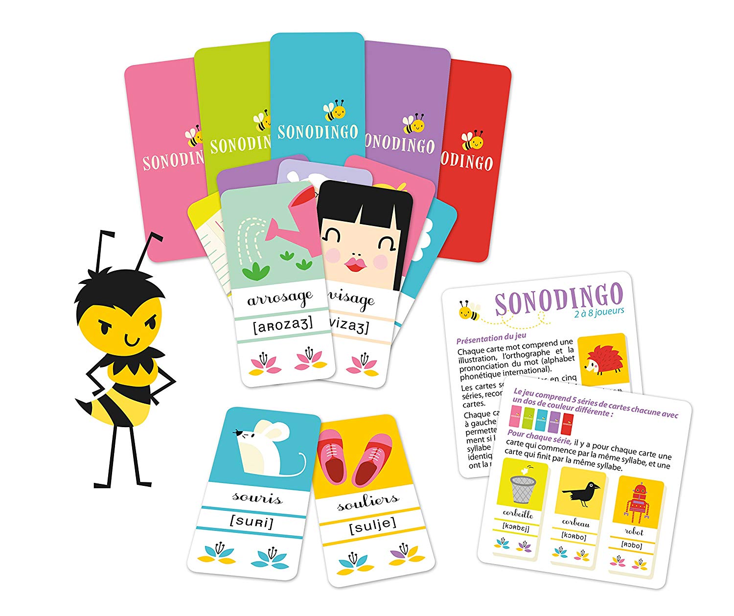 Aritma - SonoDingo - Card Games, Syllabble Sounds - 5 Years, Jaune, Bleu - Image 4