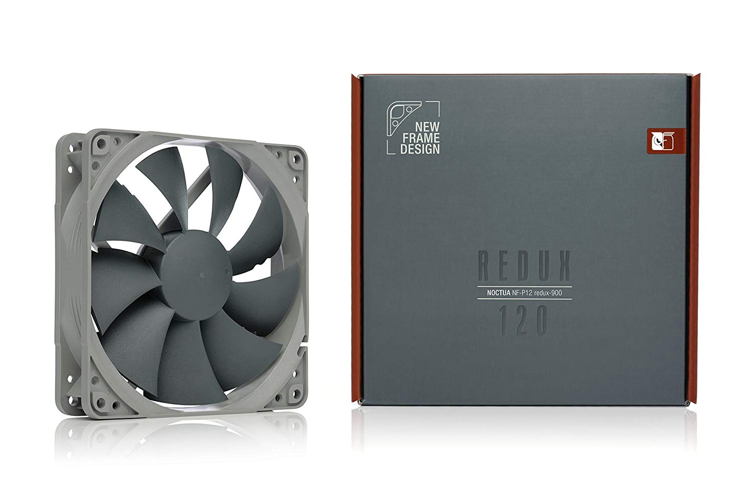 Noctua NF-P12 redux-900, Ultra Quiet Silent Fan, 3-Pin, 900 RPM (120mm, Grey) - Image 3