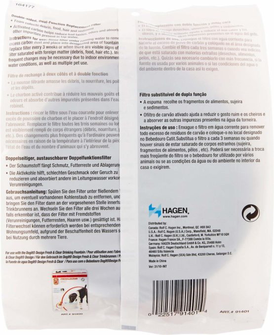 Dogit 6 L Water Fountain replacement carbon cartridge - Image 2