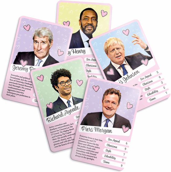 Bubblegum Stuff - Weird Crushes Game - British Hunks | Top Trumps Comedy Card Game | Suitable For Family - Teenagers and Adults - Image 3