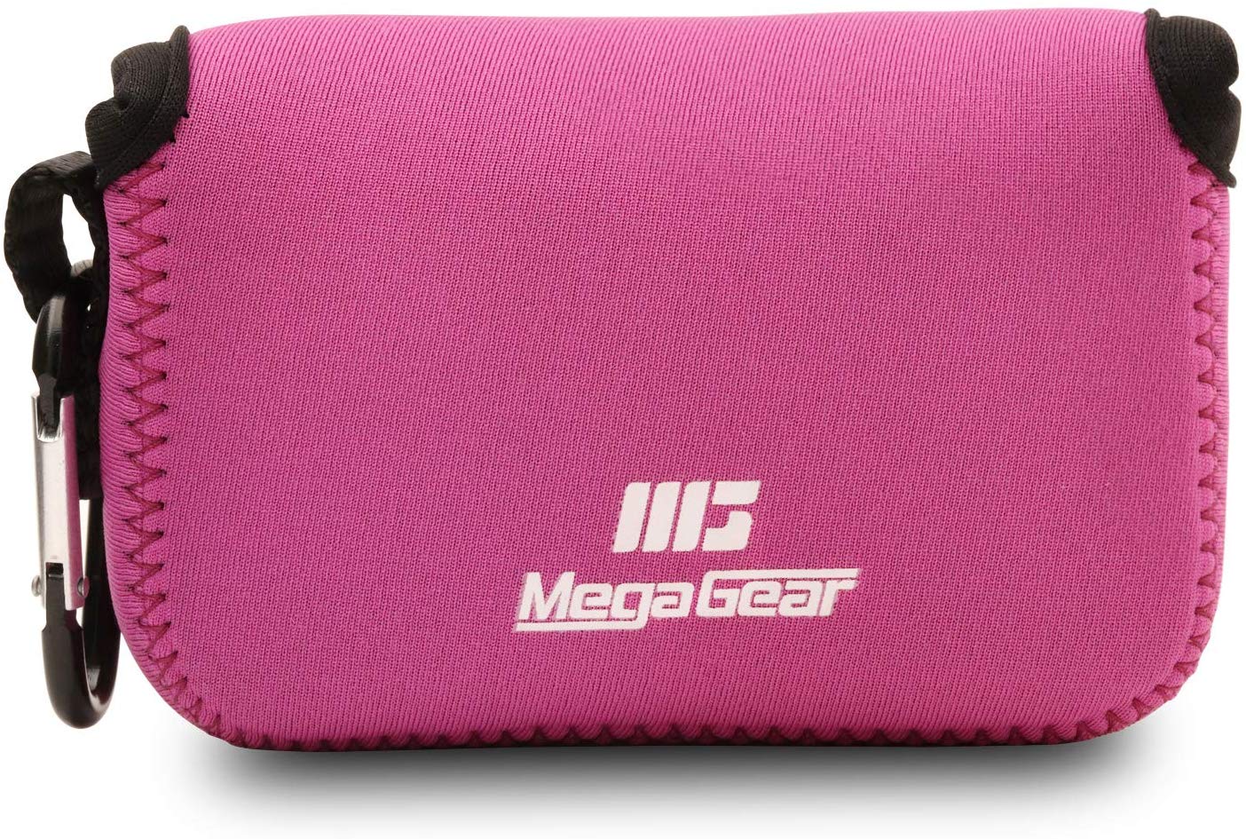 MegaGear MG611 Sony Cyber-shot DSC-HX99, DSC-HX95, DSC-HX90V, DSC-HX80 Ultra Light Neoprene Camera Case, with Carabiner - Pink
