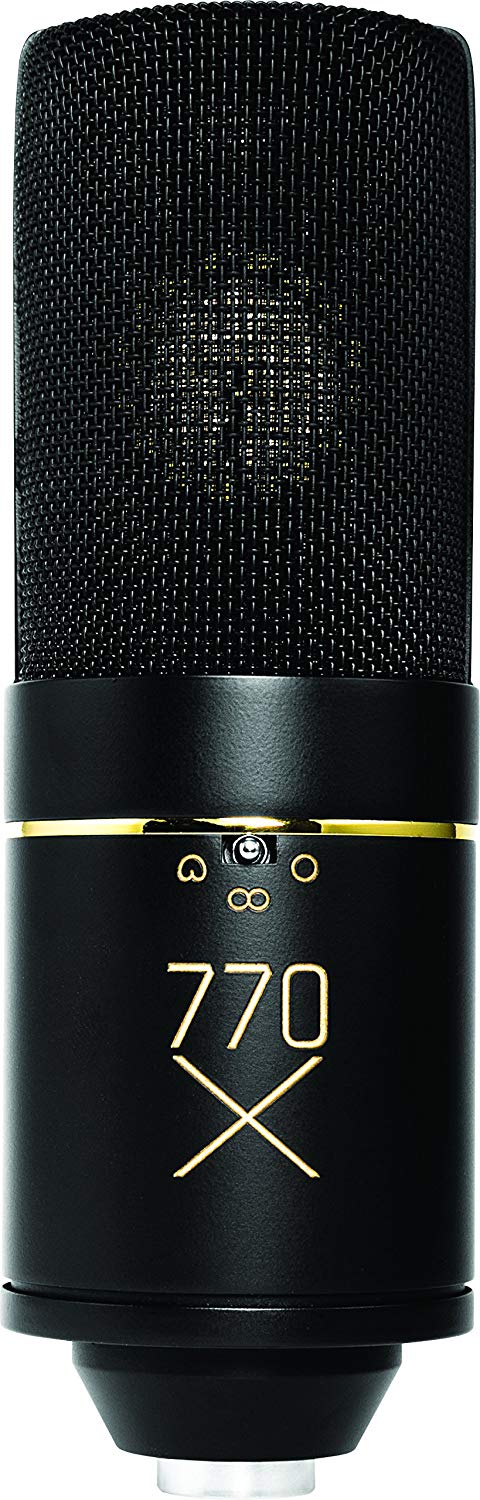 MXL 770X Multi-Pattern Vocal Condenser Microphone Kit, Black & Gold - Image 2