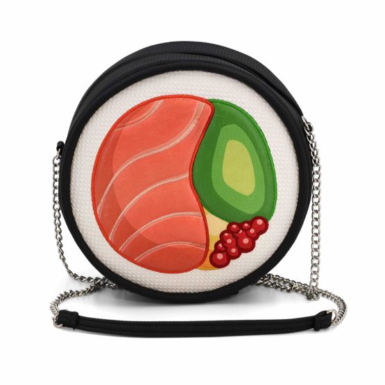Oh My Pop! Maki-Sushi Shoulder Messenger Bag, 16 cm, Red - Image 2