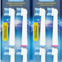 Wisdom Power TEK - 8 Pack High Quality Oral-B Compatible Replacement Brush Heads by Wisdom8 Units
