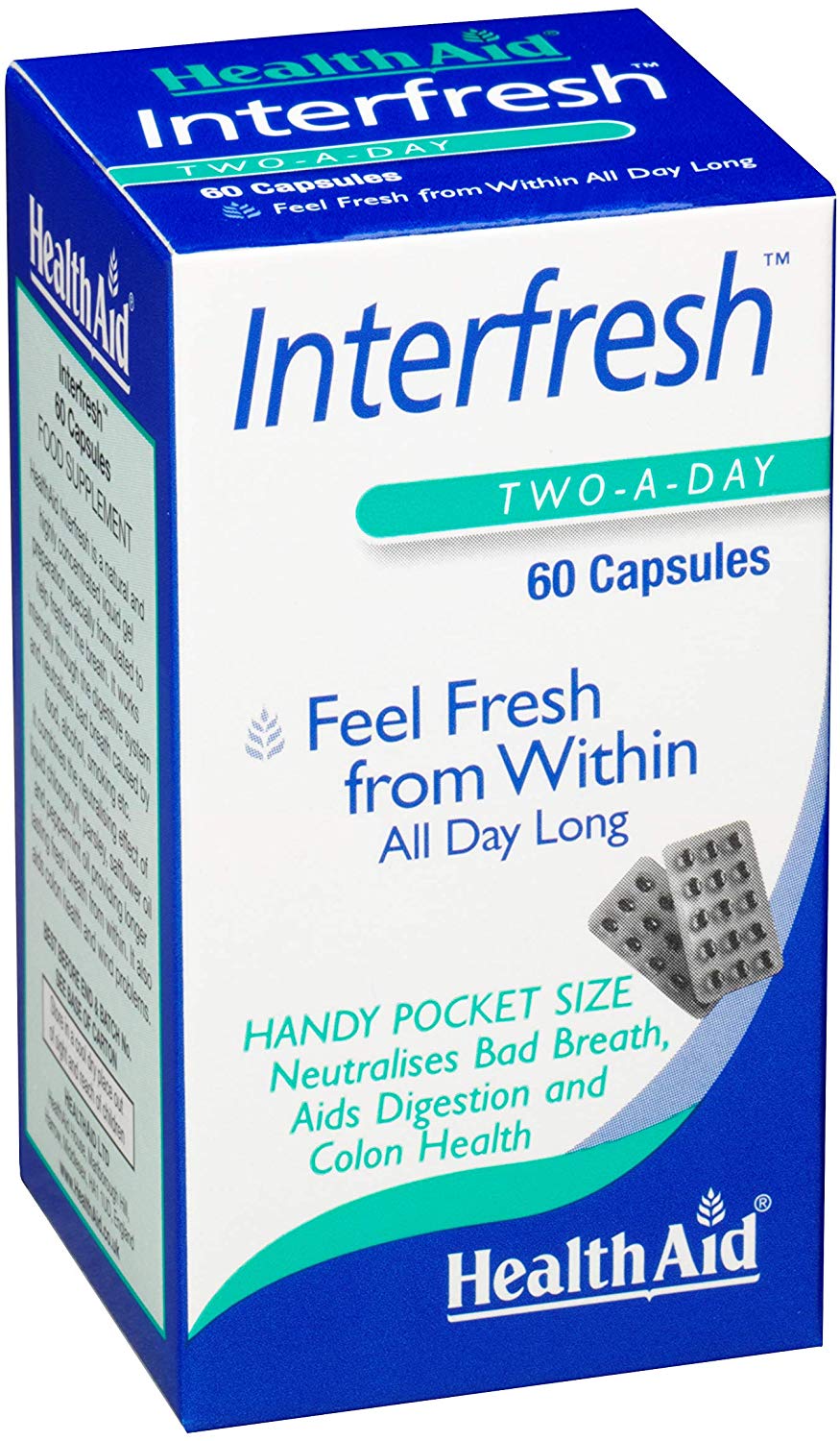 HealthAid Interfresh 60 Capsules, 60 Count (Pack of 1)
