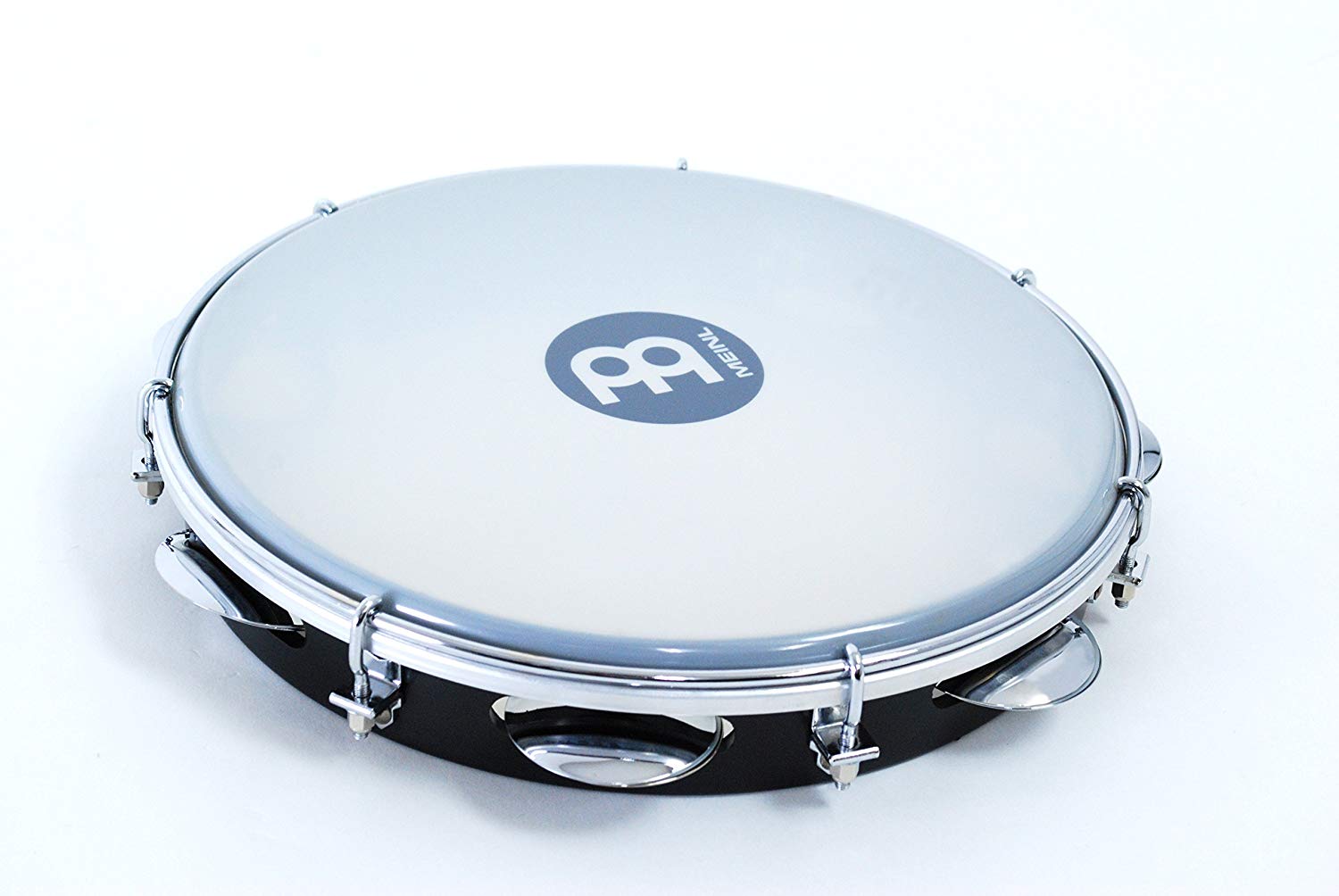 Meinl Percussion Traditional ABS Pandeiro, Frame Drum with Jingles, Diameter 10 Inches, Synthetic Head, ABS Plastic / Steel - Image 4
