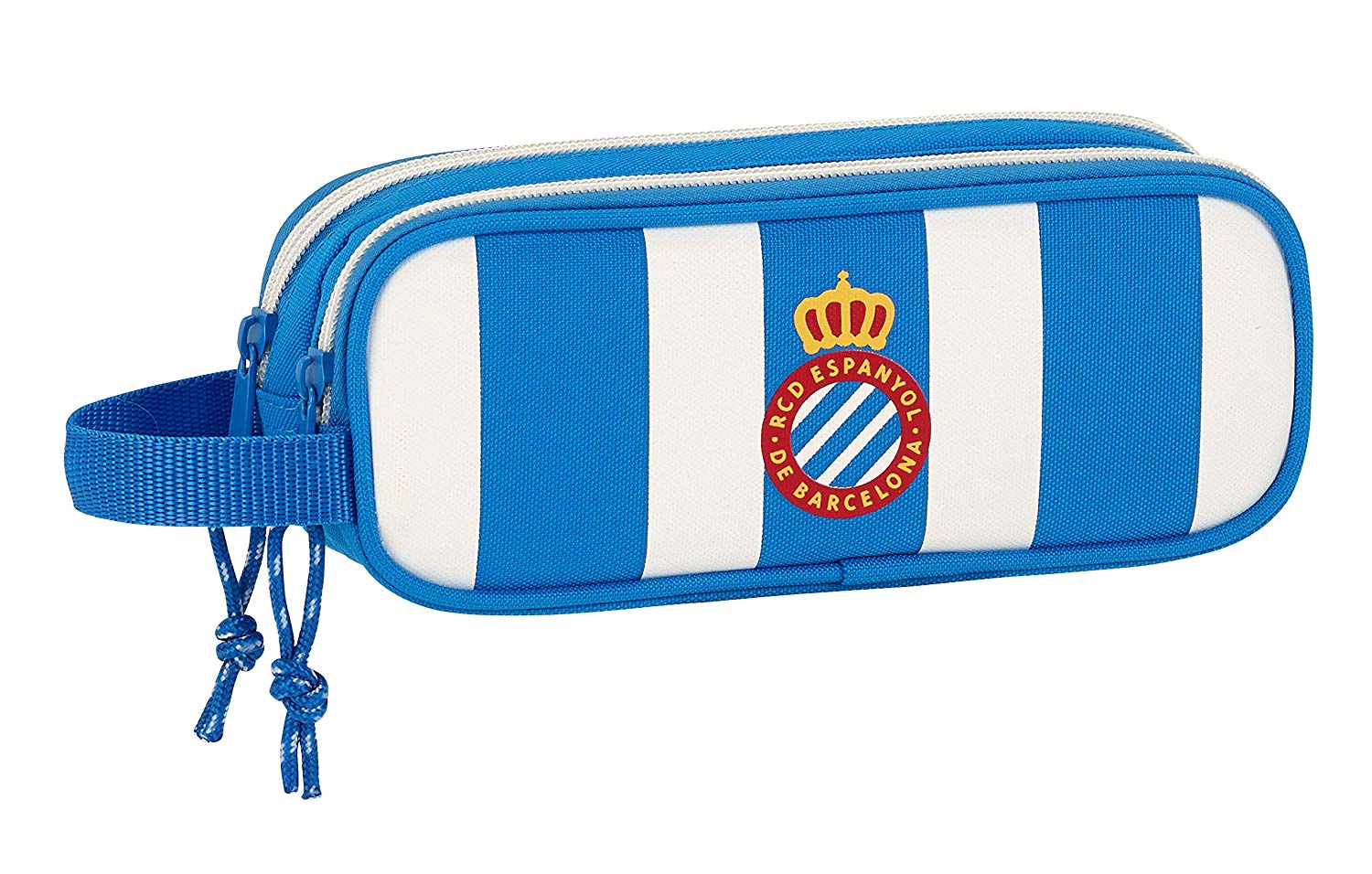 R.C.D. Espanyol Official School Pencil Case, Blue (Azul Y Blanco), 21 cm